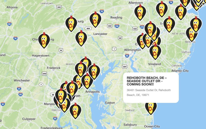 When Dave’s Hot Chicken opens, it will be the second in Delaware. The other is in Dover and opened this past summer. DAVE’S HOT CHICKEN IMAGE